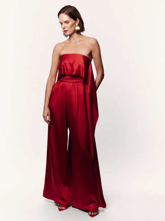 Macacão Nácar Vermelho