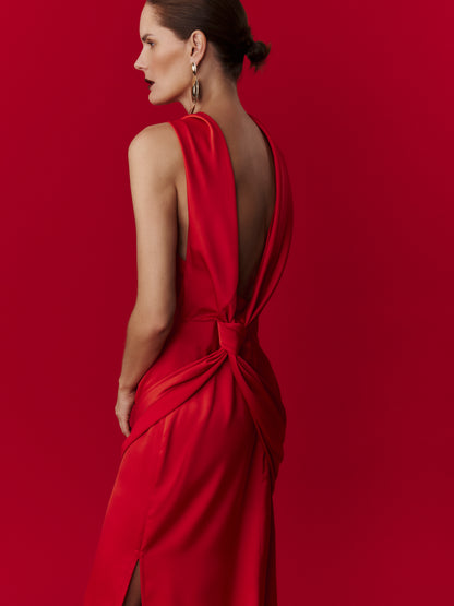 Vestido Ninfa Vermelho