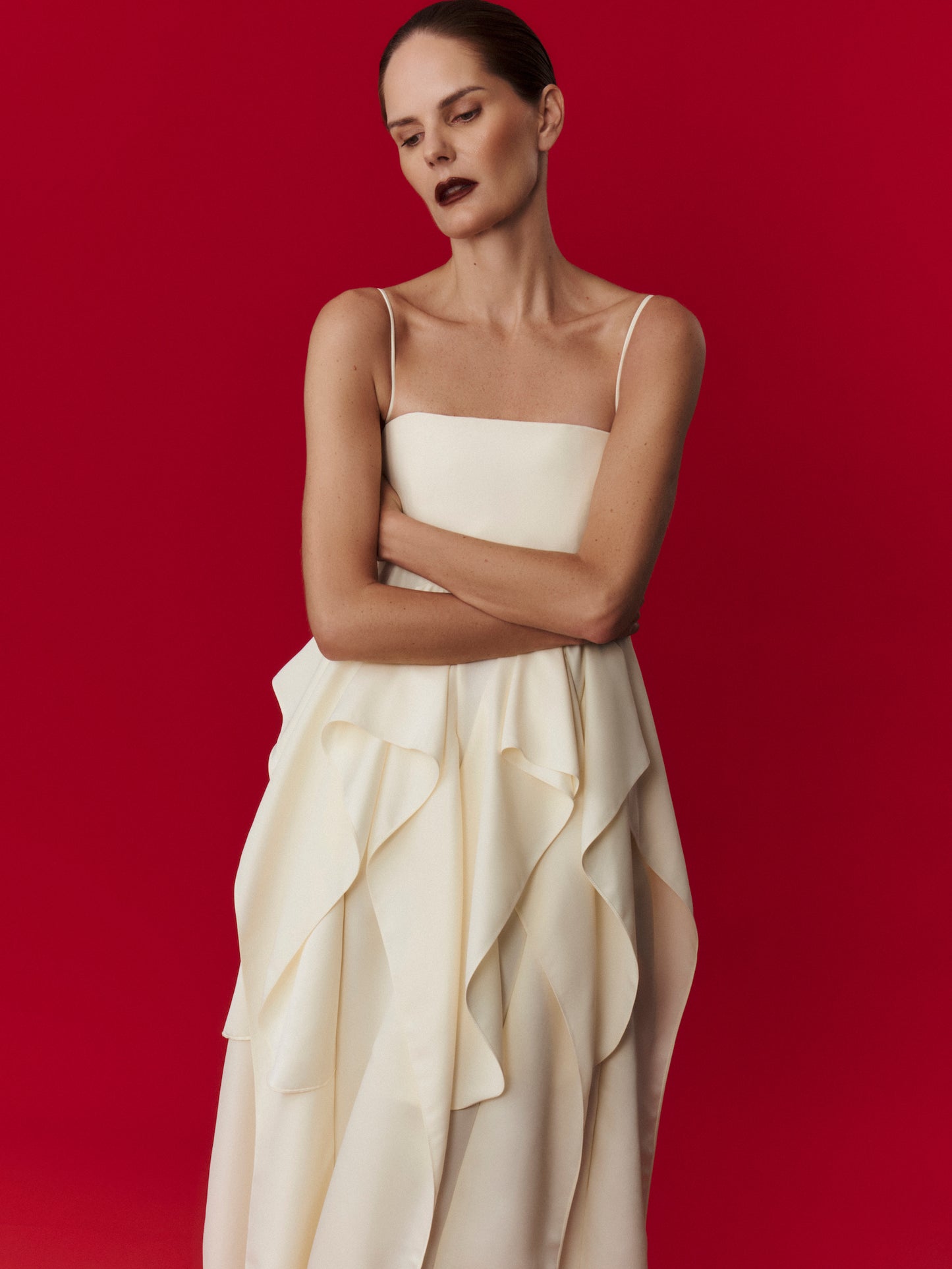 Vestido Polvo Manteiga