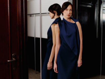 Vestido Labirinto Marinho