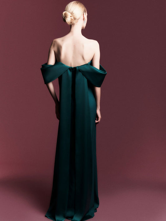 Vestido Moldura Esmeralda