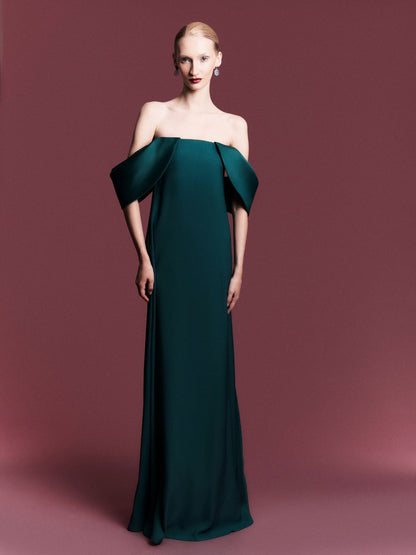 Vestido Moldura Esmeralda