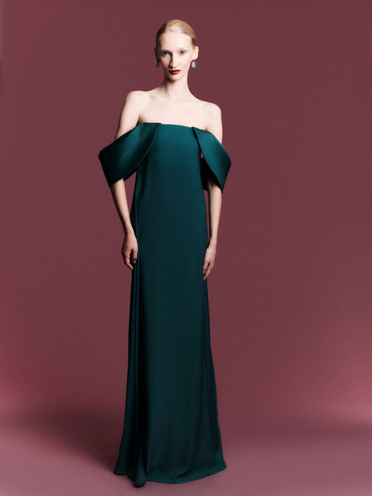 Vestido Moldura Esmeralda