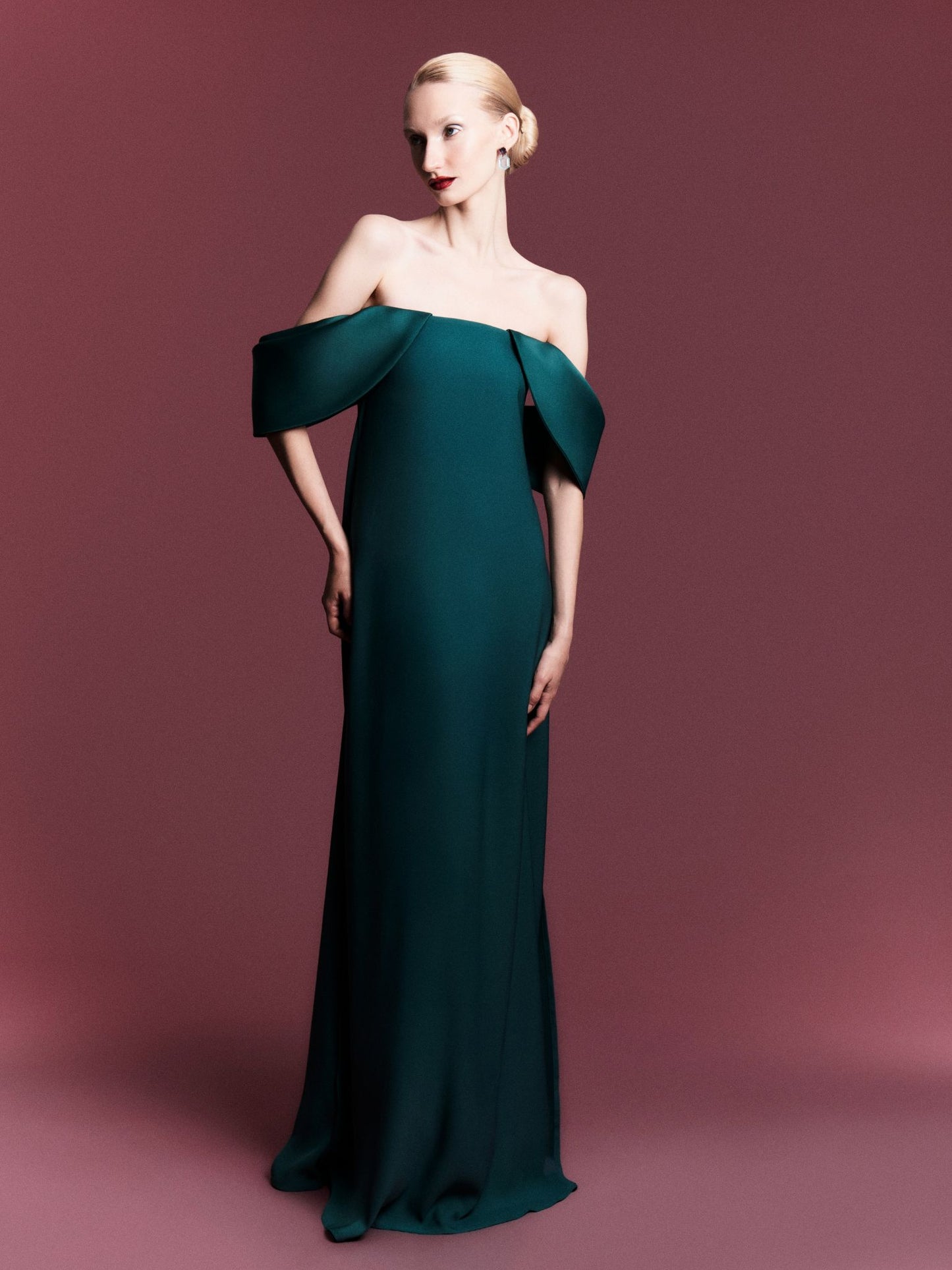 Vestido Moldura Esmeralda