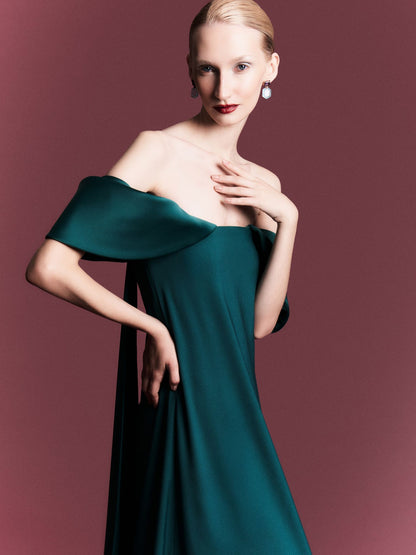 Vestido Moldura Esmeralda