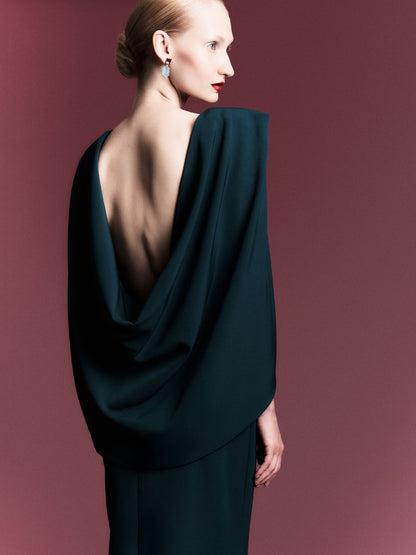 Vestido Ostra Esmeralda