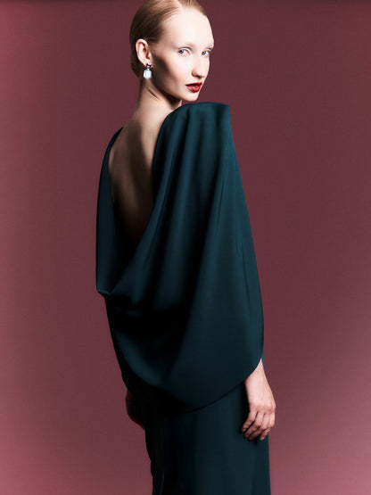 Vestido Ostra Esmeralda