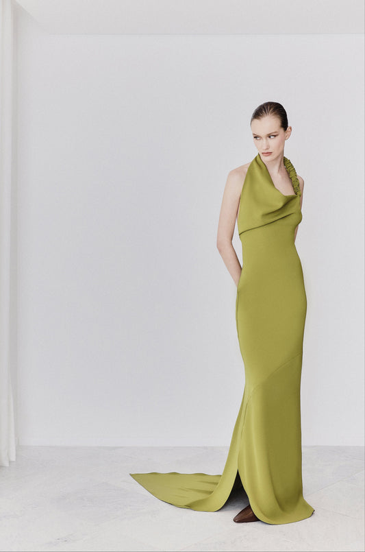 Vestido Esfinge Pistache