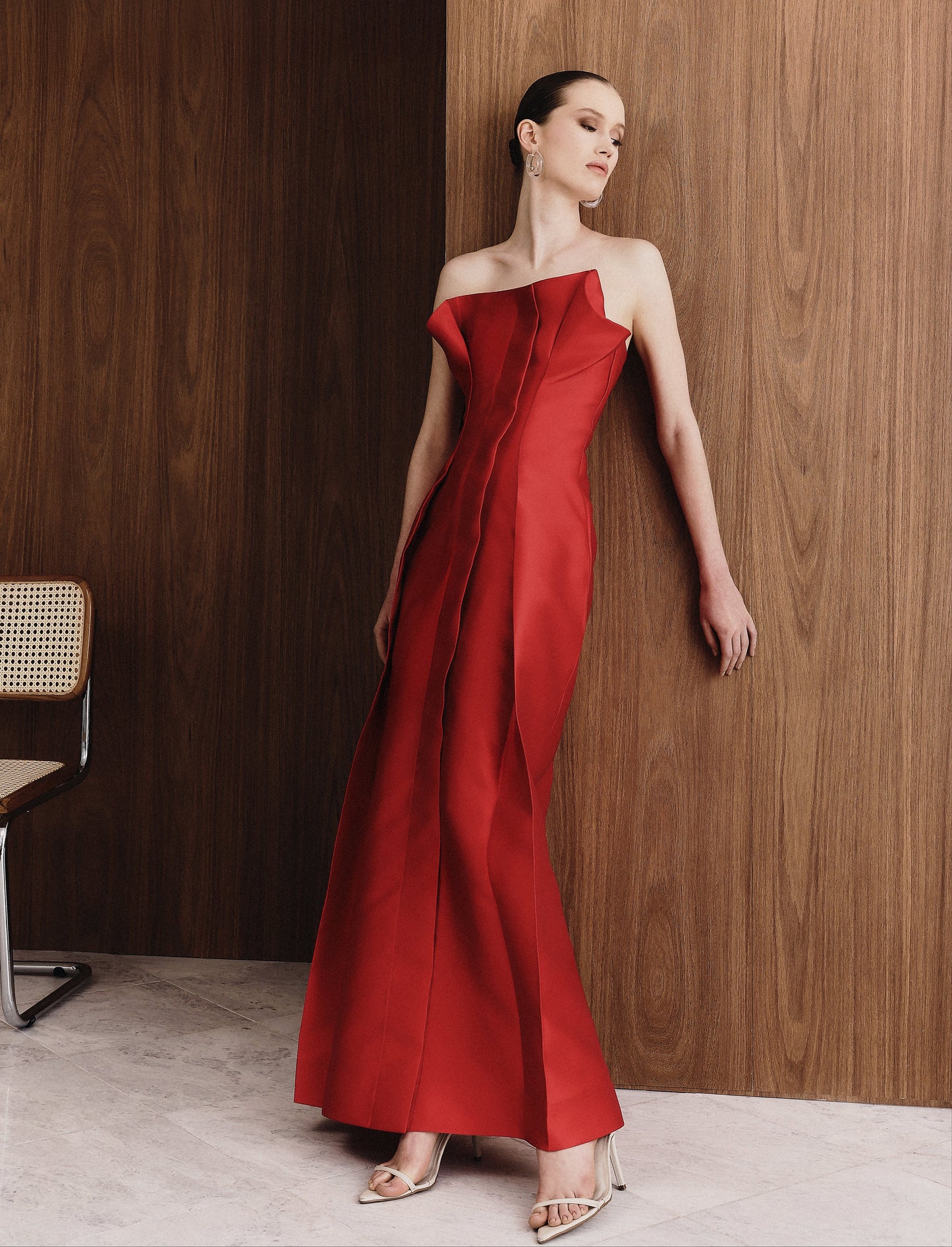 Vestido Papiro Vermelho