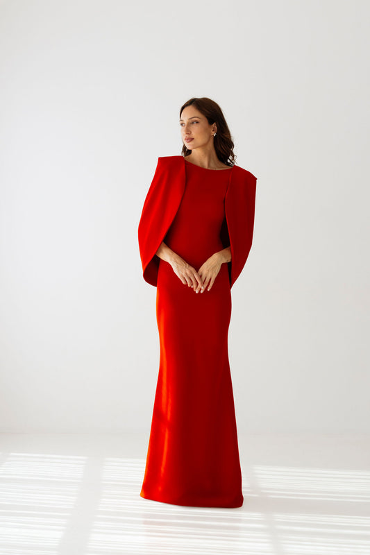 Vestido Ostra Vermelho